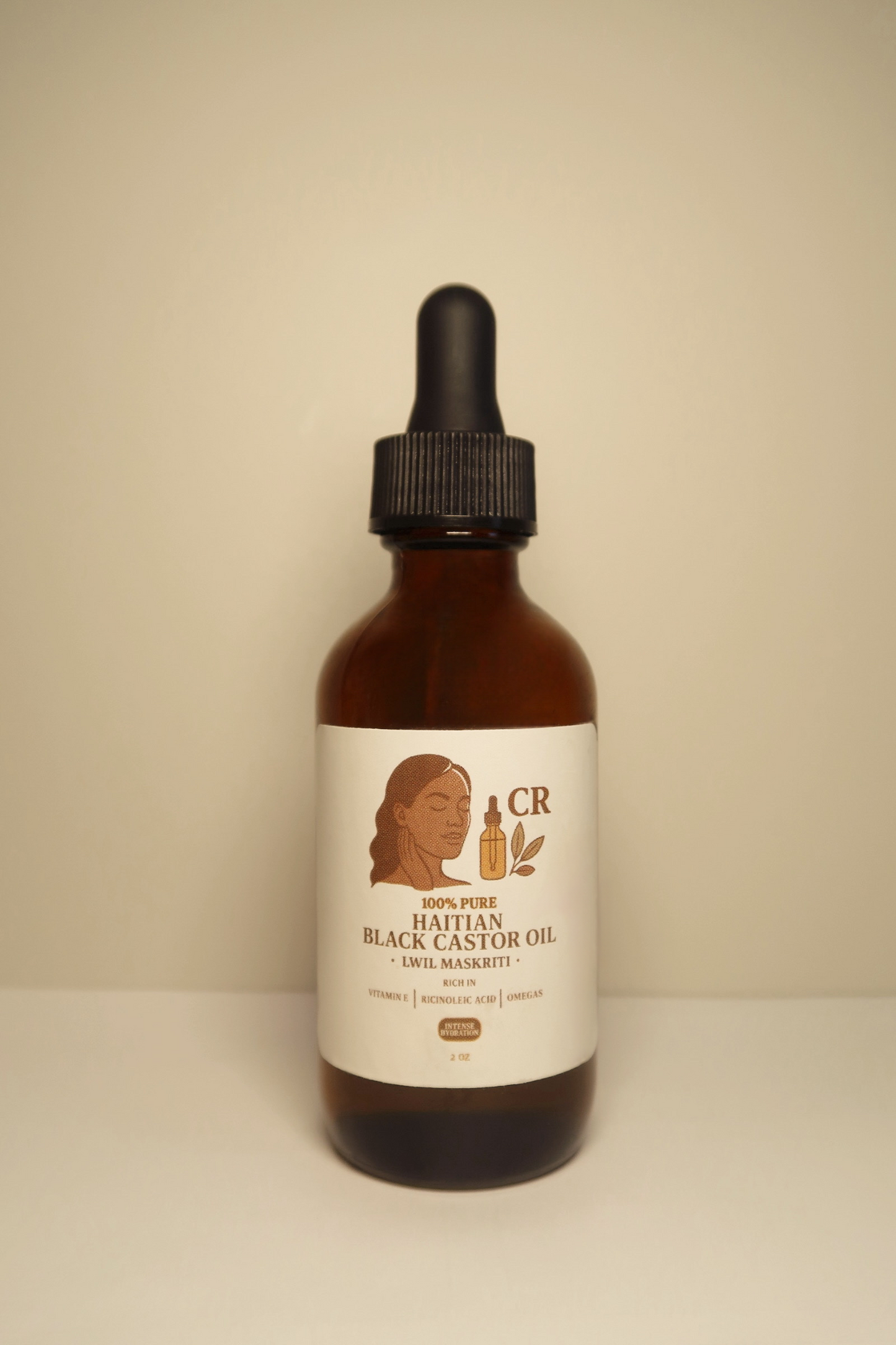 Haitian Black Castor Oil (Lwil Maskriti)